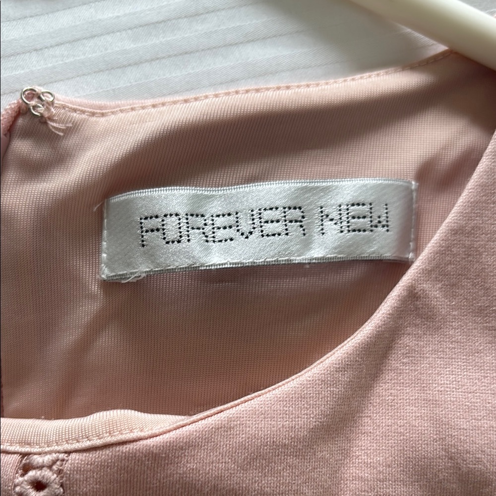 Forever New Blush Pink Mini Dress